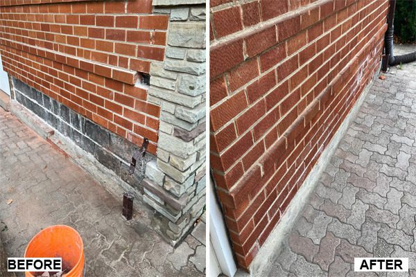 Professional brick repair