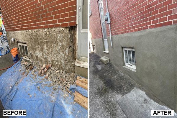 Brick restoration work
